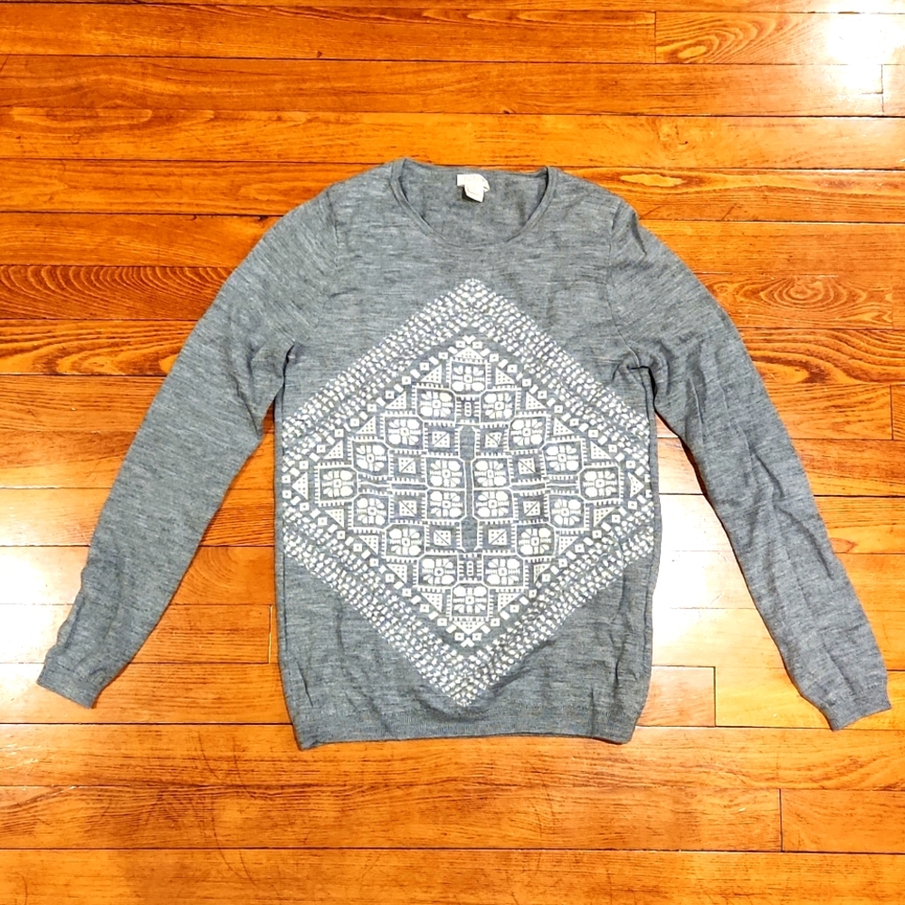 J. Crew Gray Sweater Small